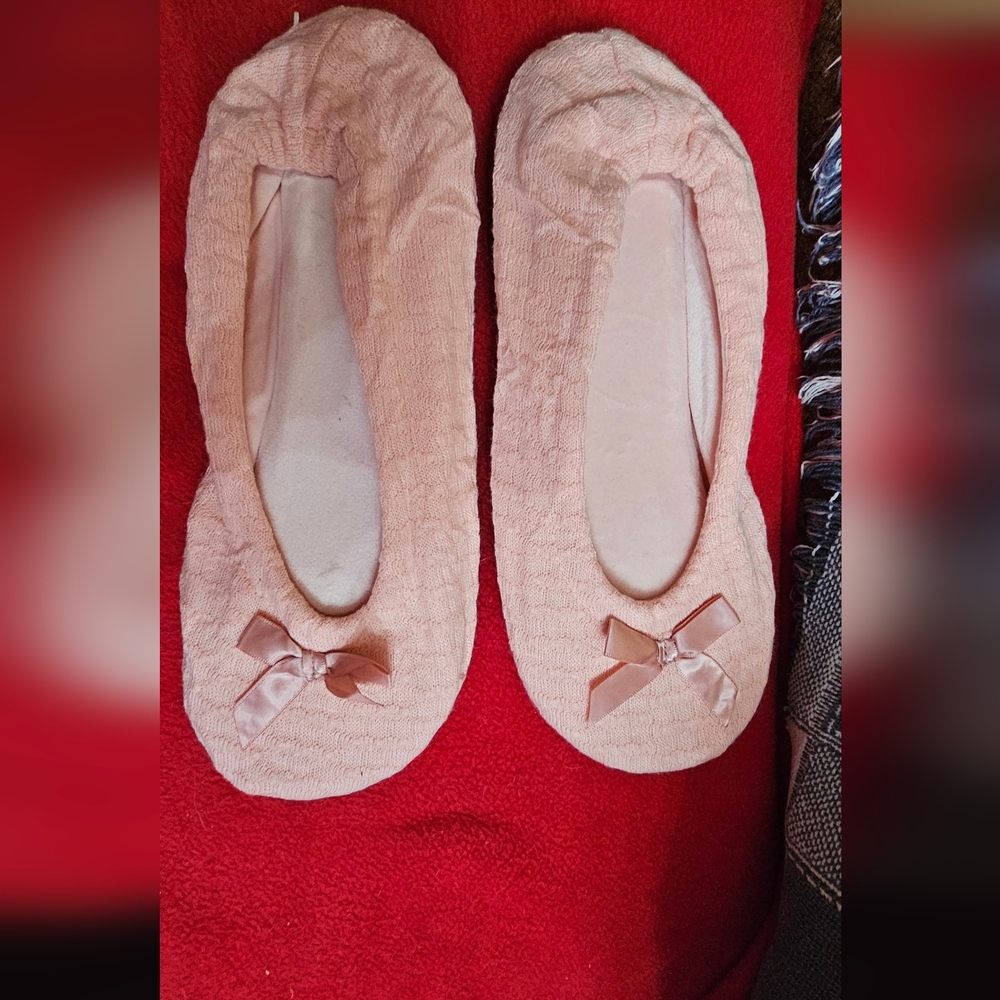 Women's Ballet Slipper Cozy Socks - Pink